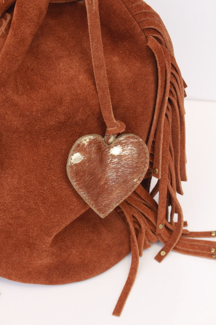 Montana Heart Brown Charm