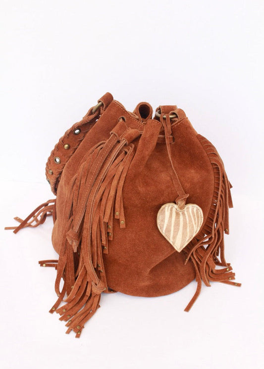 Zebra Heart Charm